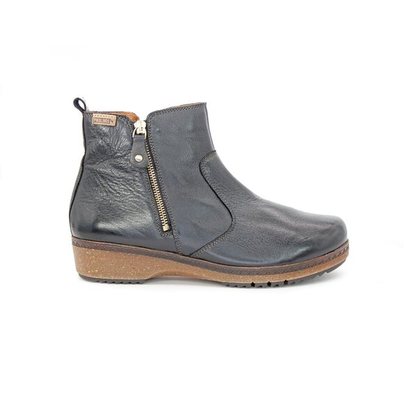 PIKOLINOS ‘Granada’ 8988 Women's Black Leather Zip Ankle Boots - Picture 2 of 12